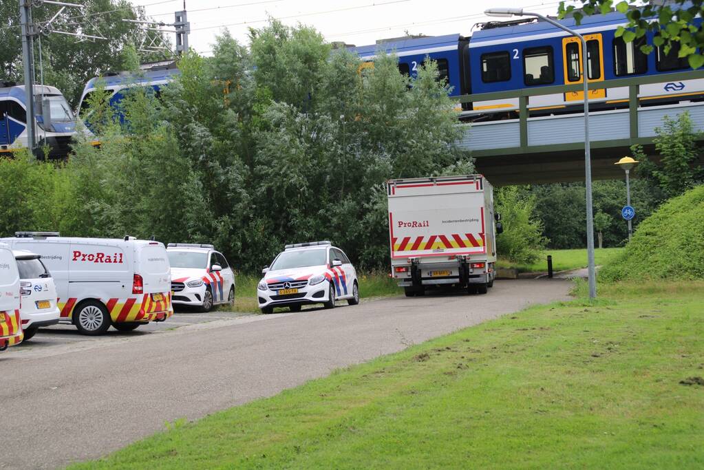 Geen treinverkeer door aanrijding op spoor