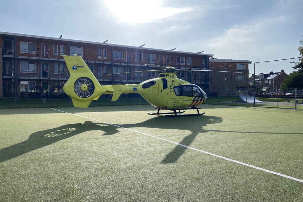 Traumahelikopter ingezet voor incident tijdens bruiloft
