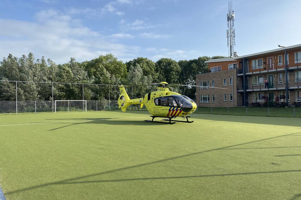 Traumahelikopter ingezet voor incident tijdens bruiloft