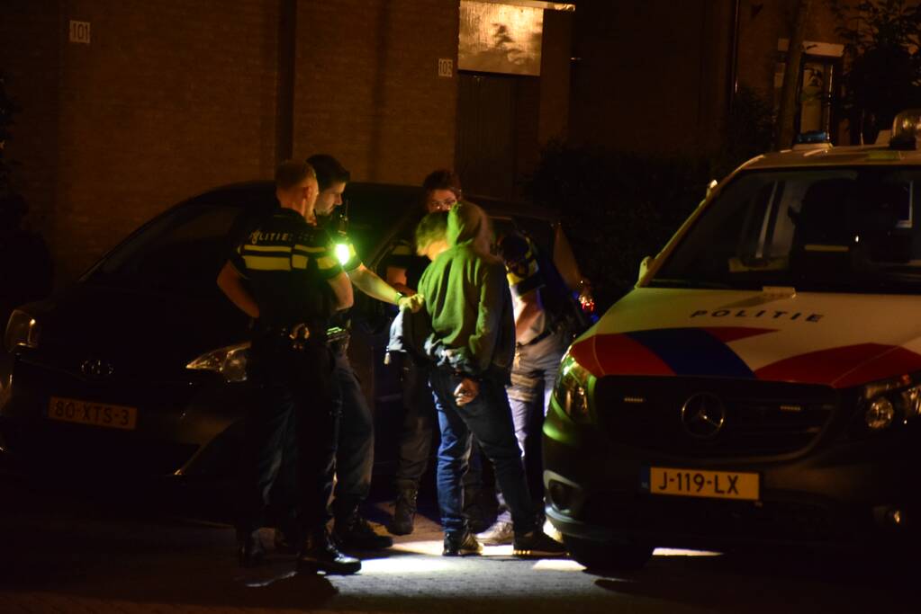 Persoon aangehouden na verdachte situatie