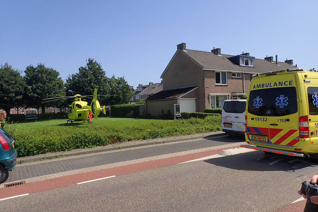 Wielrennen ernstig gewond na val