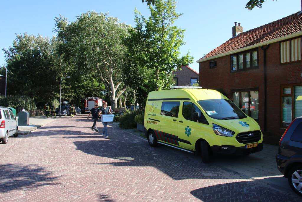 Meeuw gered door brandweer