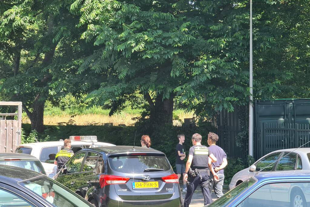 Scooterrijder slaat op de vlucht