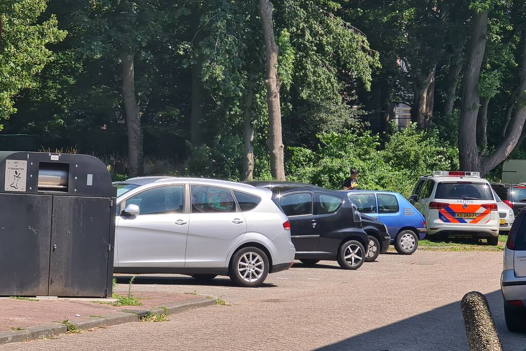 Scooterrijder slaat op de vlucht