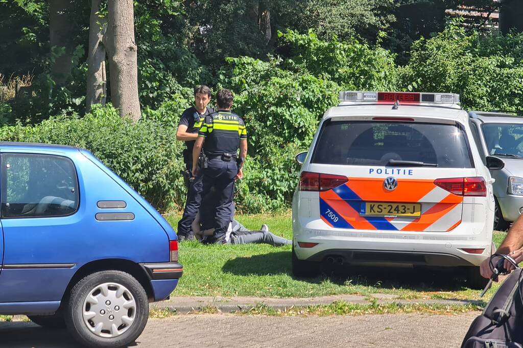 Scooterrijder slaat op de vlucht