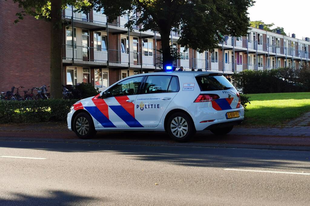 Persoon aangehouden door vernieling
