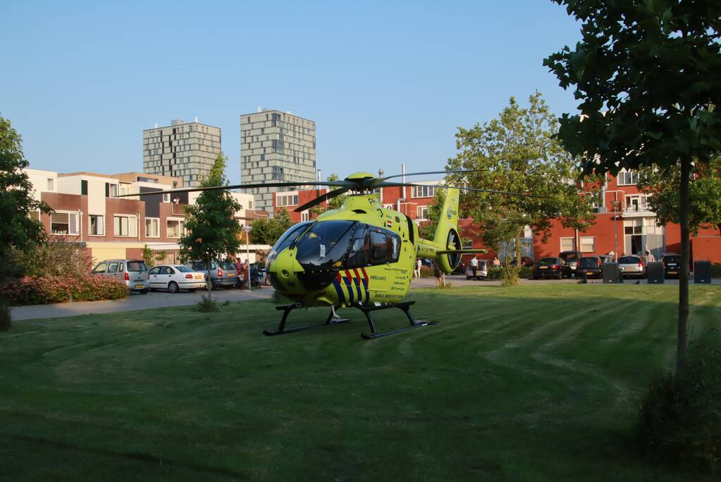 Traumahelikopter voor ernstig incident