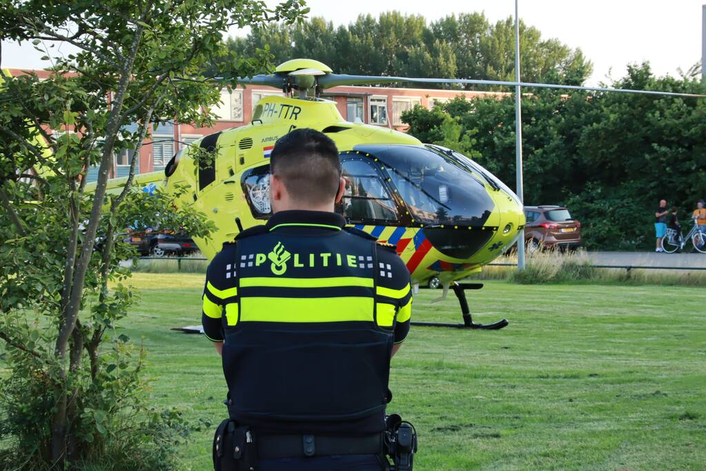 Traumahelikopter voor ernstig incident