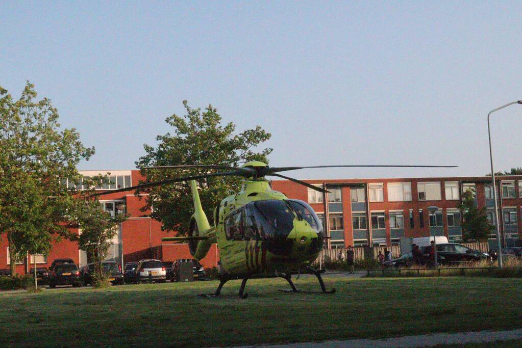 Traumahelikopter voor ernstig incident