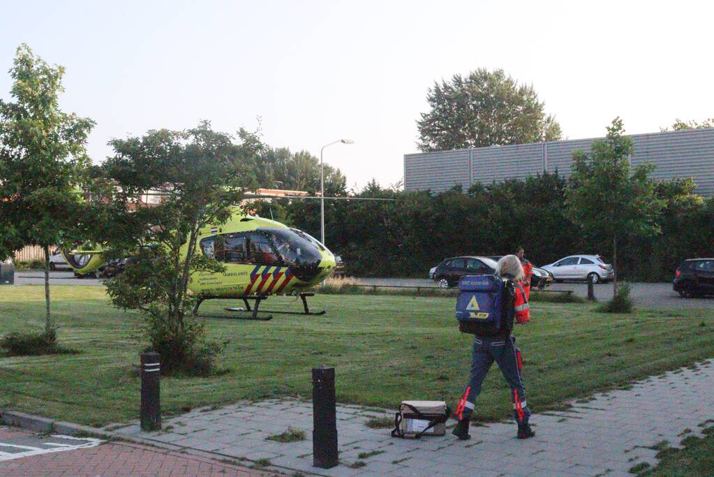 Traumahelikopter voor ernstig incident