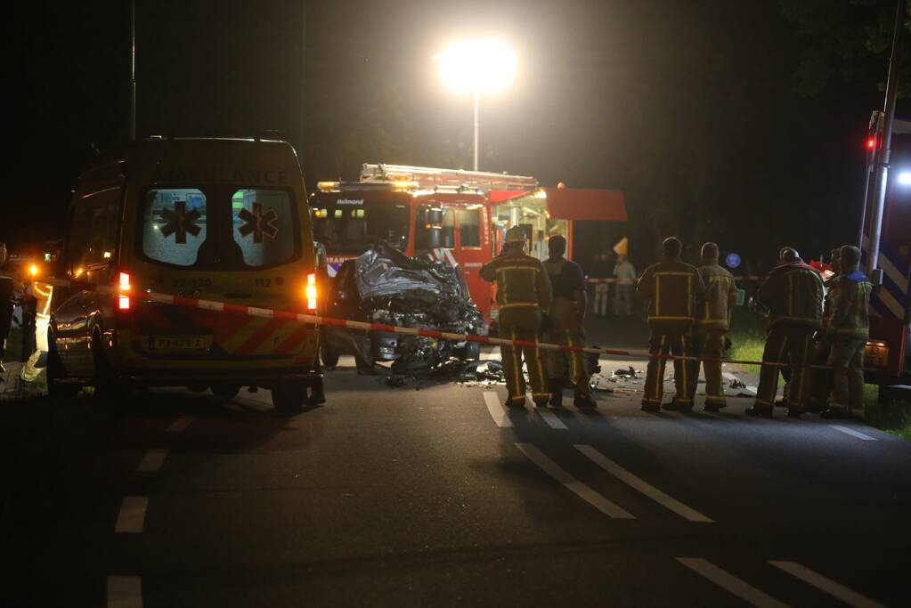 Motorrijder overleden bij zeer ernstig ongeval