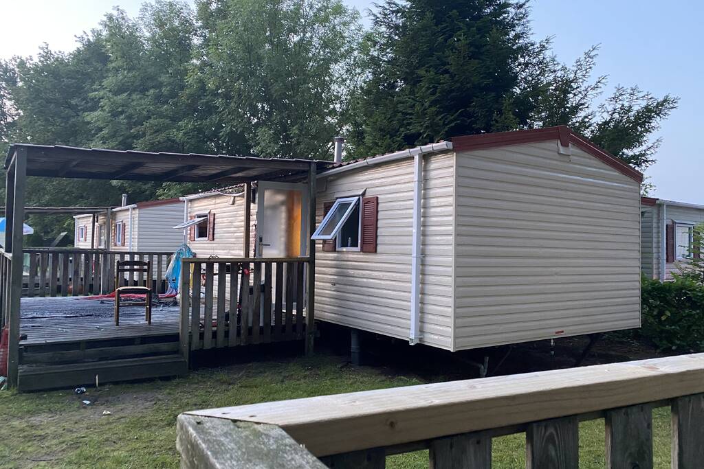 Brand op vakantiepark Prinsenmeer van Peter Gillis