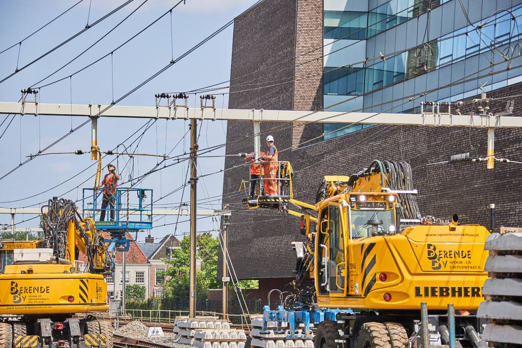 Werkzaamheden spoor NS-station Amersfoort Centraal van start gegaan