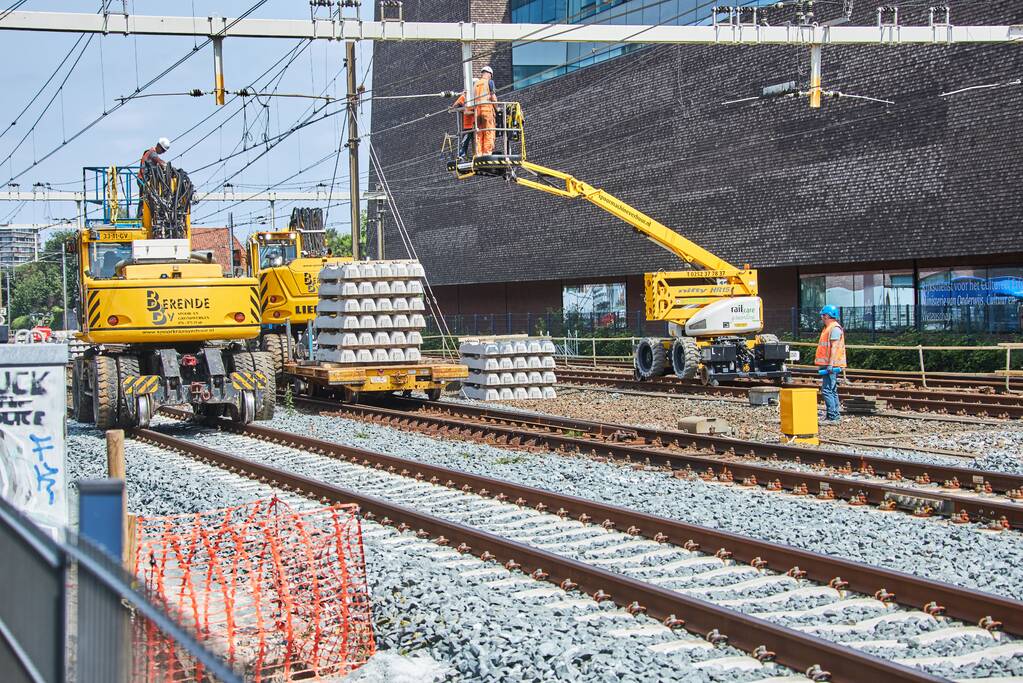 Werkzaamheden spoor NS-station Amersfoort Centraal van start gegaan