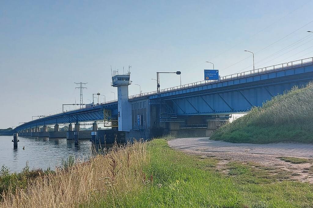 Nieuwe maximumsnelheid Haringvlietbrug