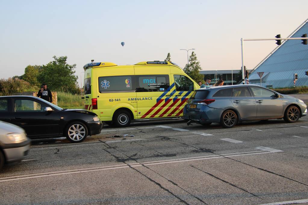 Schade bij kop-staart botsing