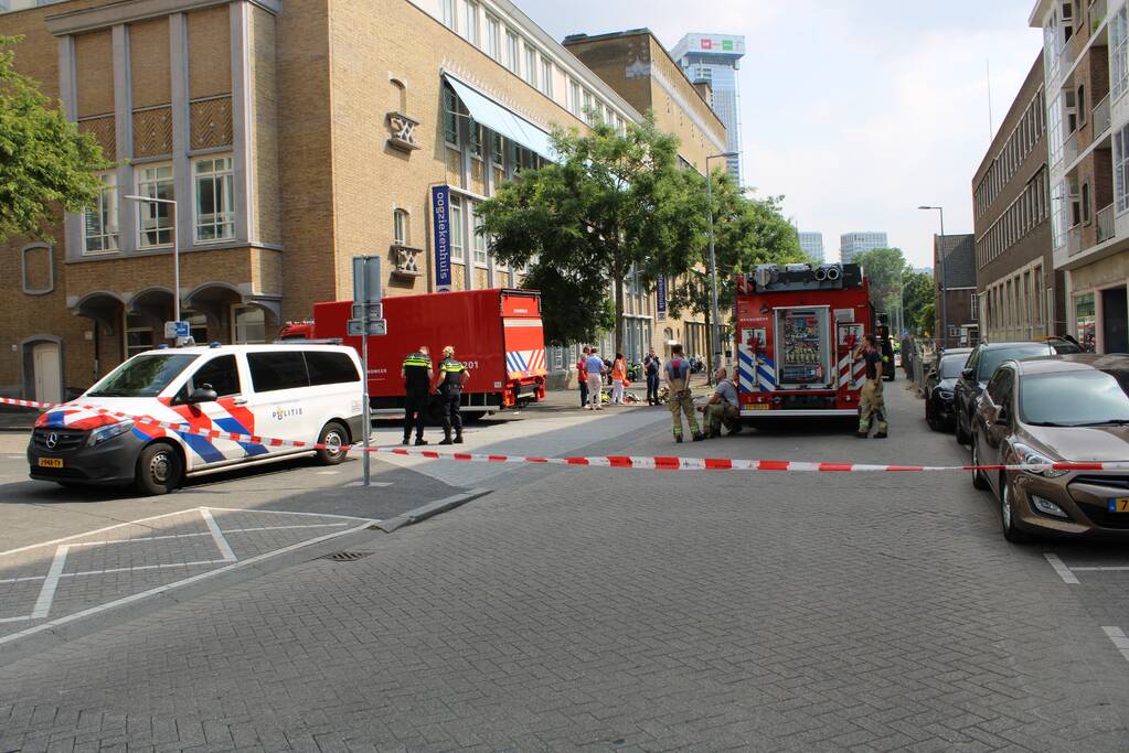 Oogziekenhuis ontruimd na zeer grote brand
