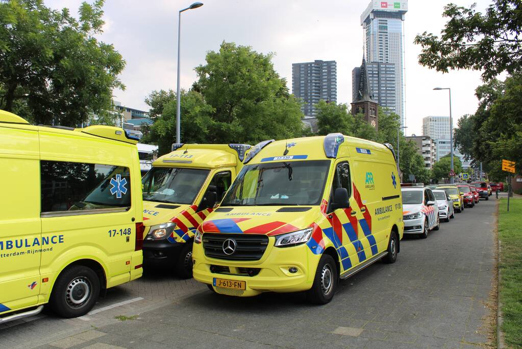 Oogziekenhuis ontruimd na zeer grote brand