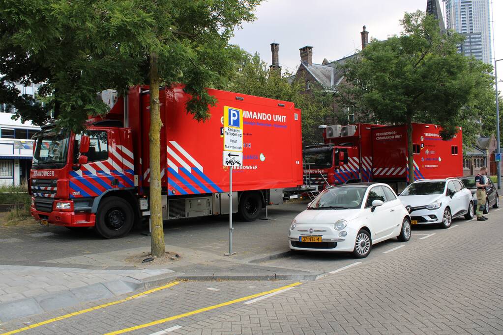 Oogziekenhuis ontruimd na zeer grote brand