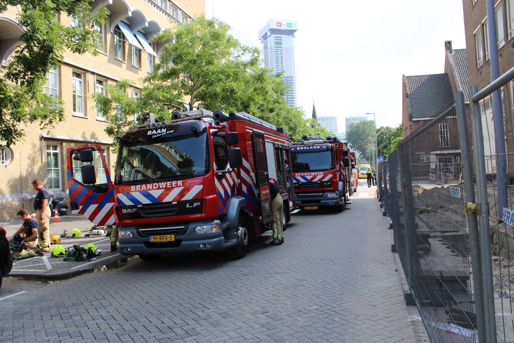 Oogziekenhuis ontruimd na zeer grote brand