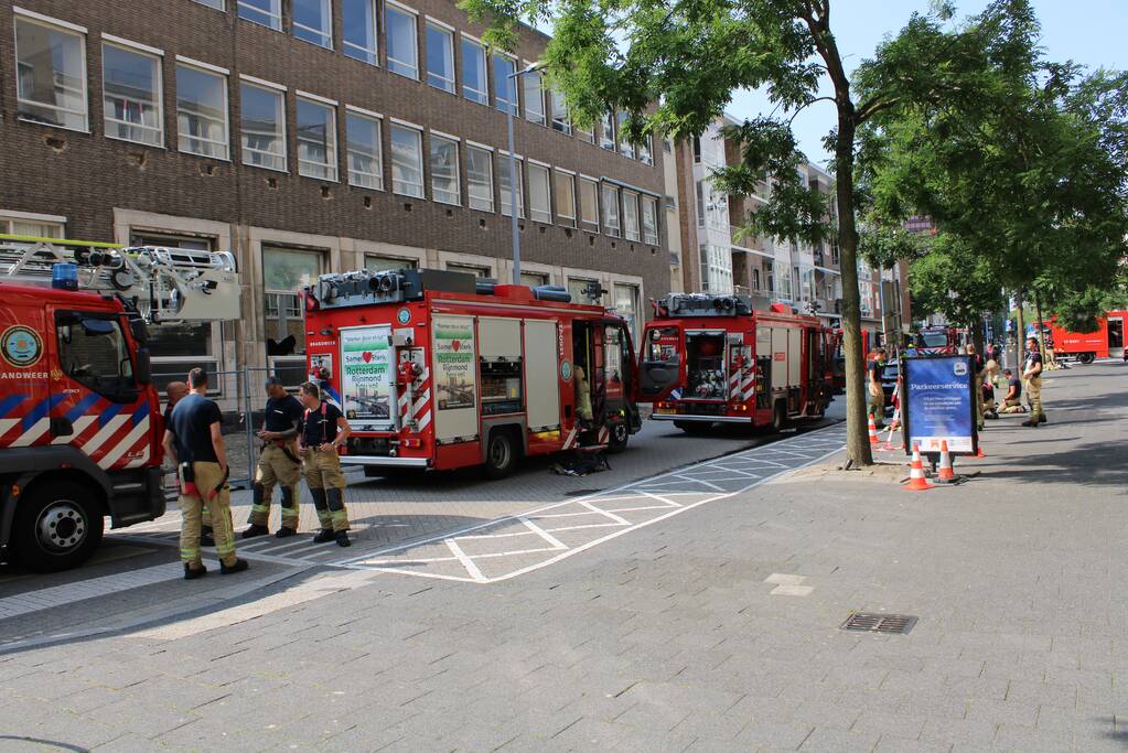 Oogziekenhuis ontruimd na zeer grote brand