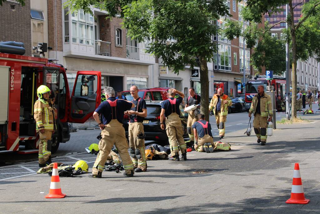 Oogziekenhuis ontruimd na zeer grote brand