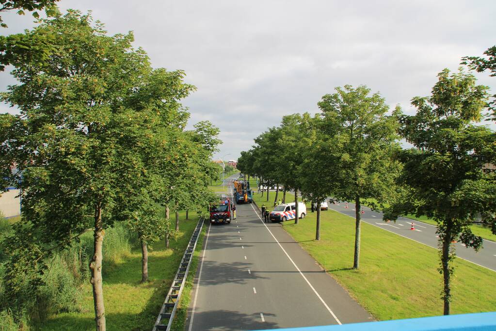 Motorrijder komt om het leven bij verkeersongeval