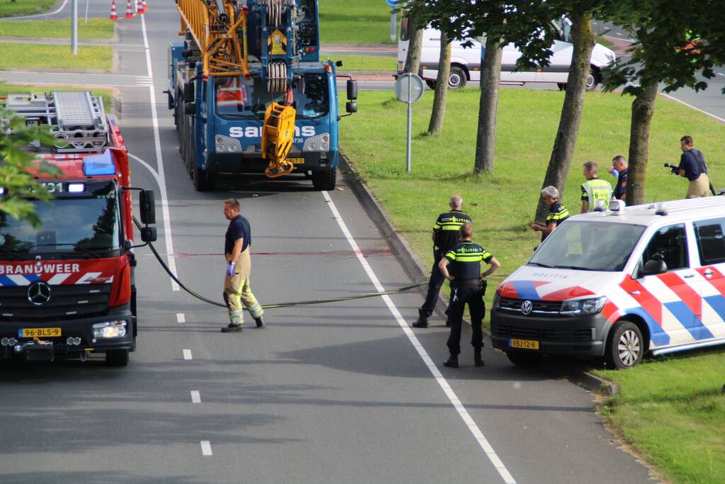 Motorrijder komt om het leven bij verkeersongeval
