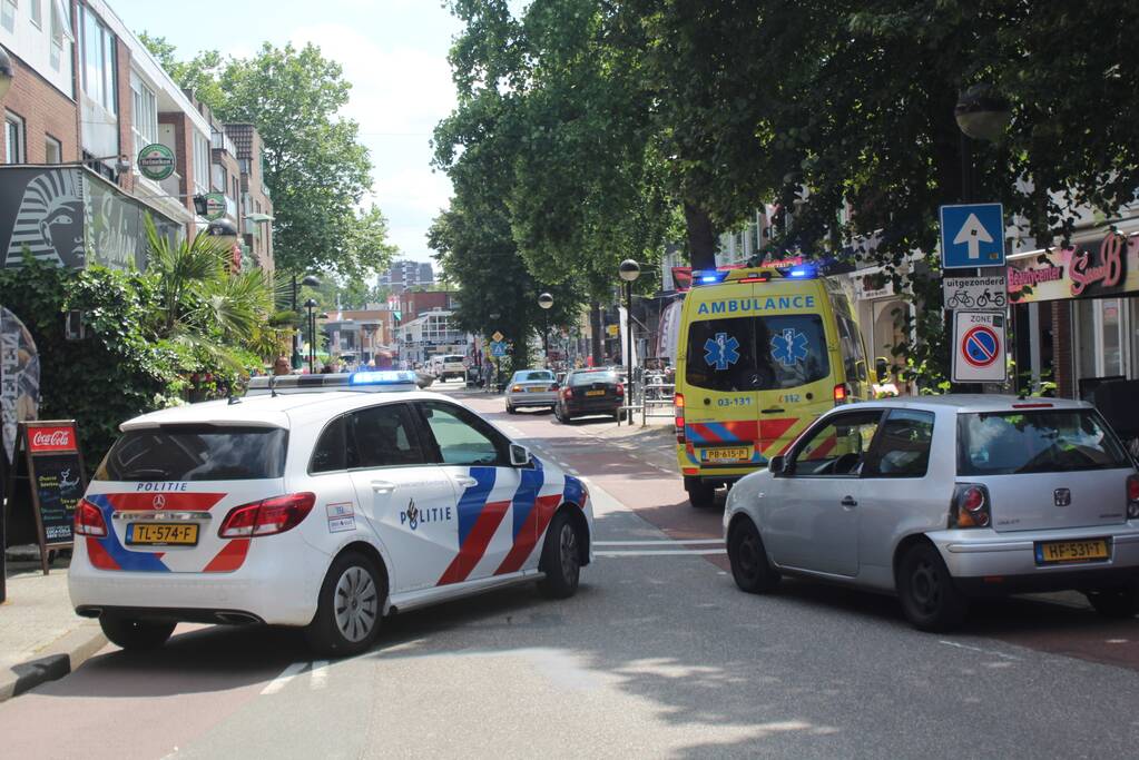 Fietser in botsing met auto