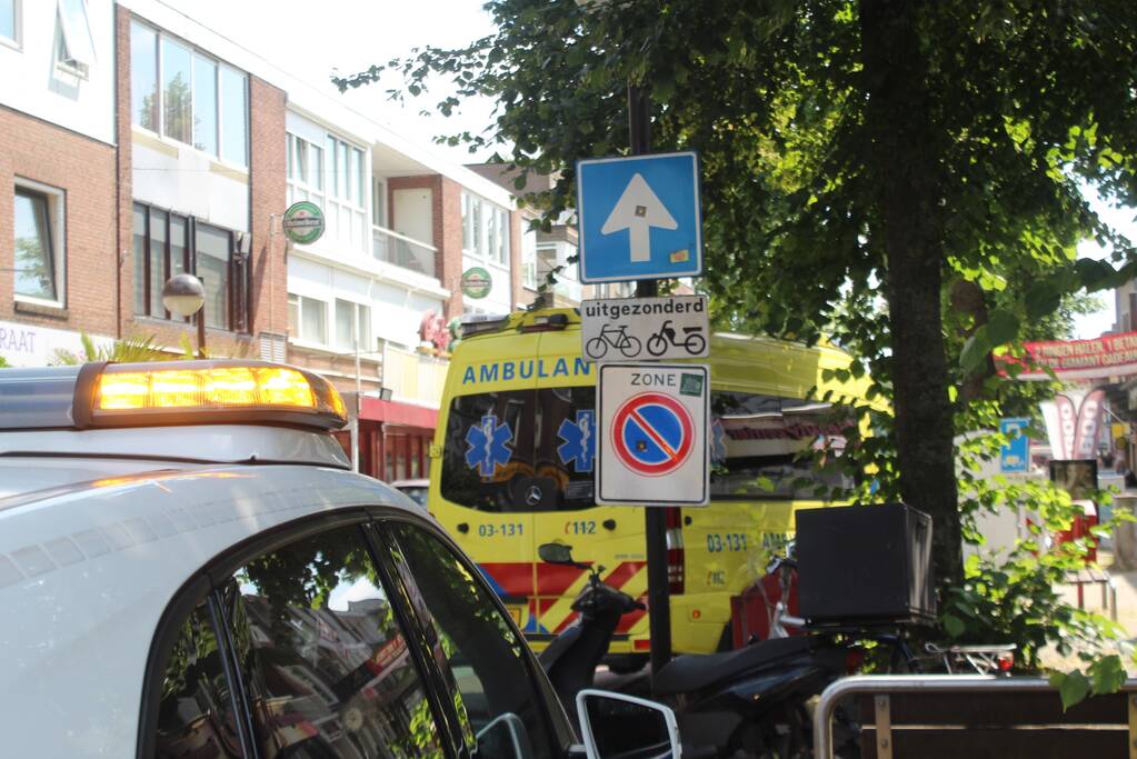Fietser in botsing met auto