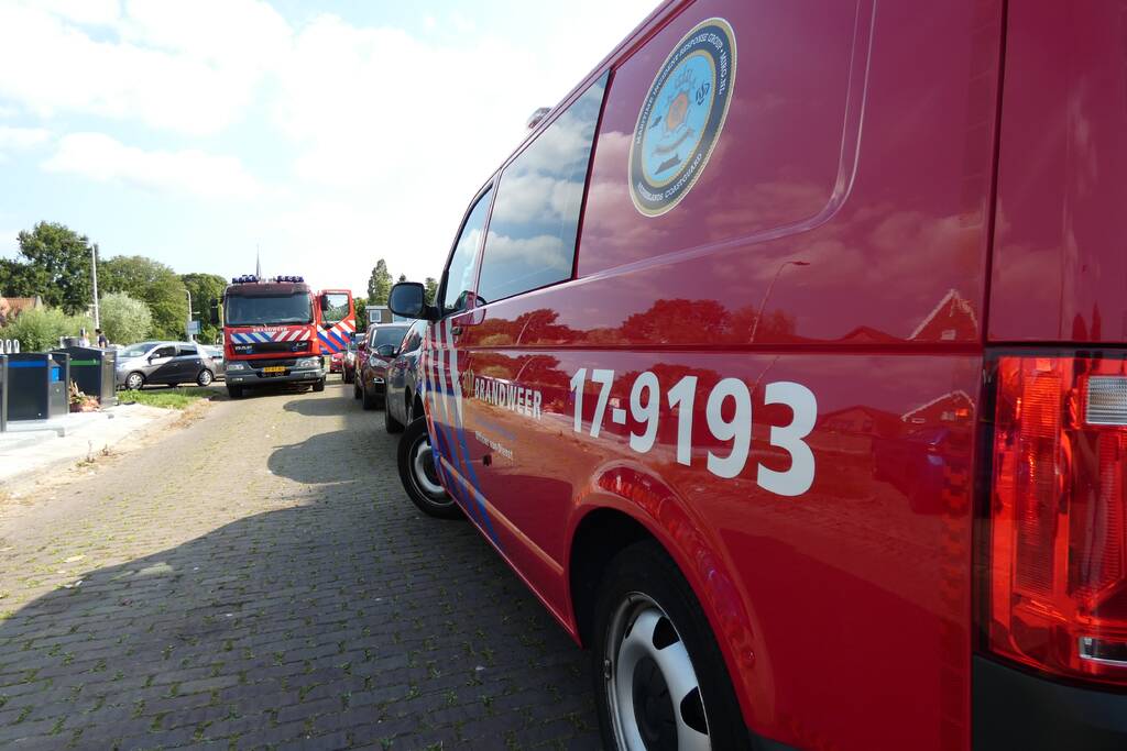 Brandweer doet onderzoek naar gaslucht