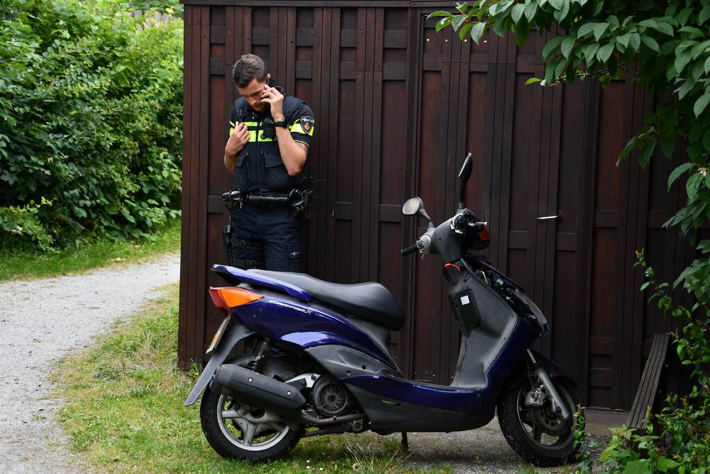 Gestolen brommer aangetroffen