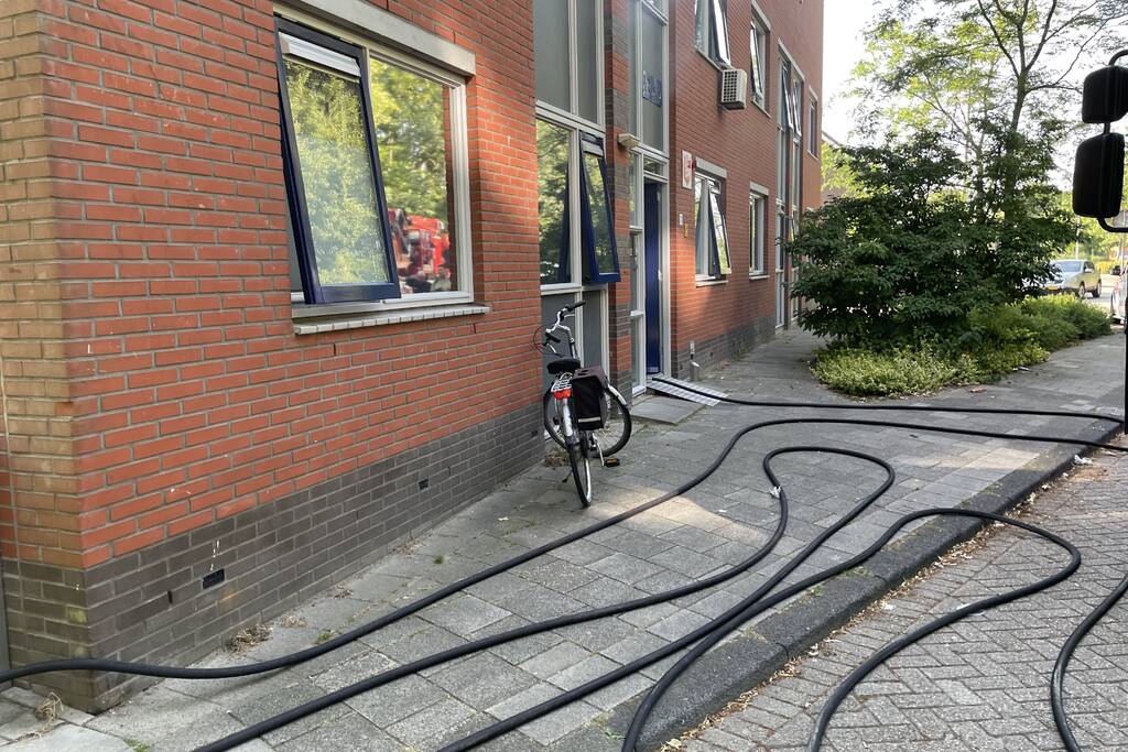 Pan met olie zorgt voor brand in keuken