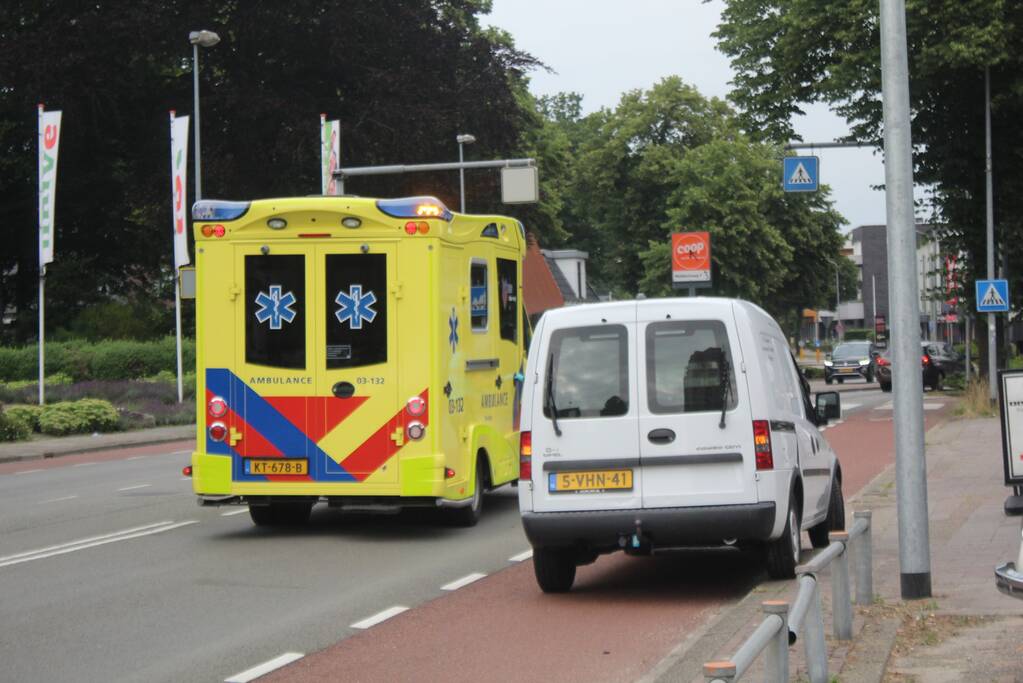 Persoon gewond door ongeval