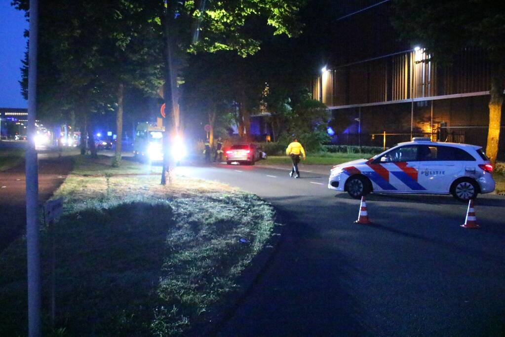 Auto in de kreukels bij eenzijdige aanrijding