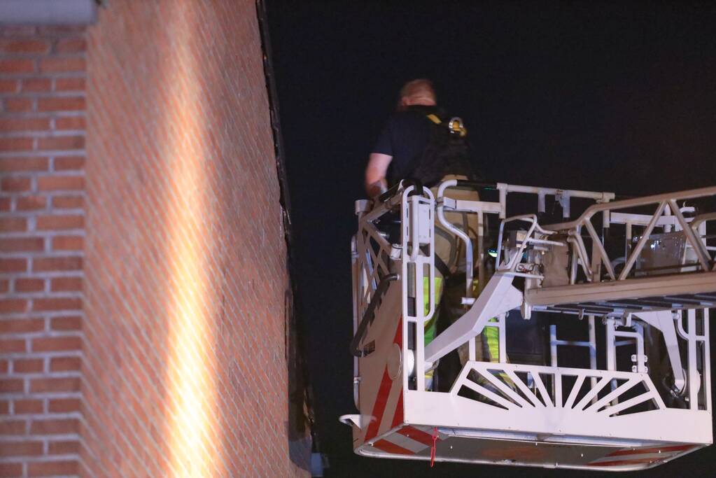 Brandweer bevrijdt bekneld zittende vogel