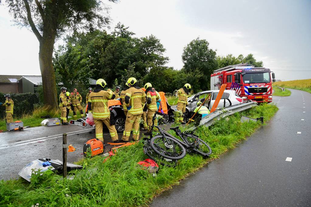 Meerdere gewonden bij zwaar verkeersongeval