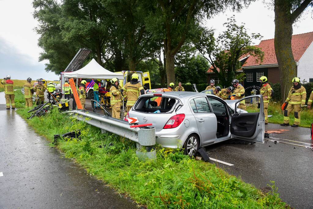 Meerdere gewonden bij zwaar verkeersongeval