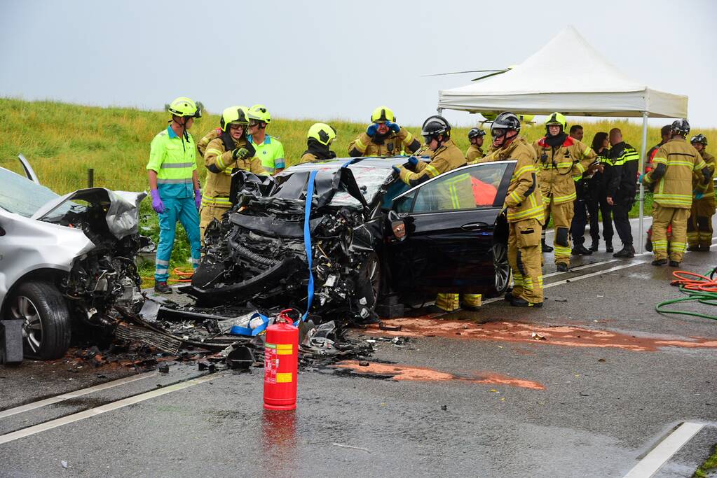 Meerdere gewonden bij zwaar verkeersongeval
