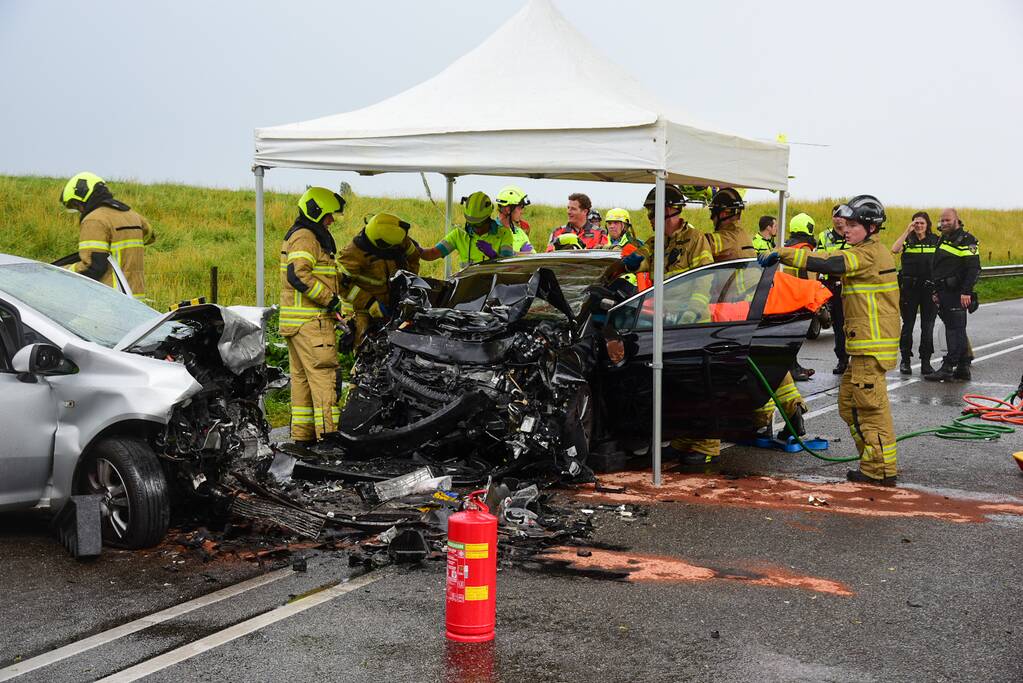 Meerdere gewonden bij zwaar verkeersongeval