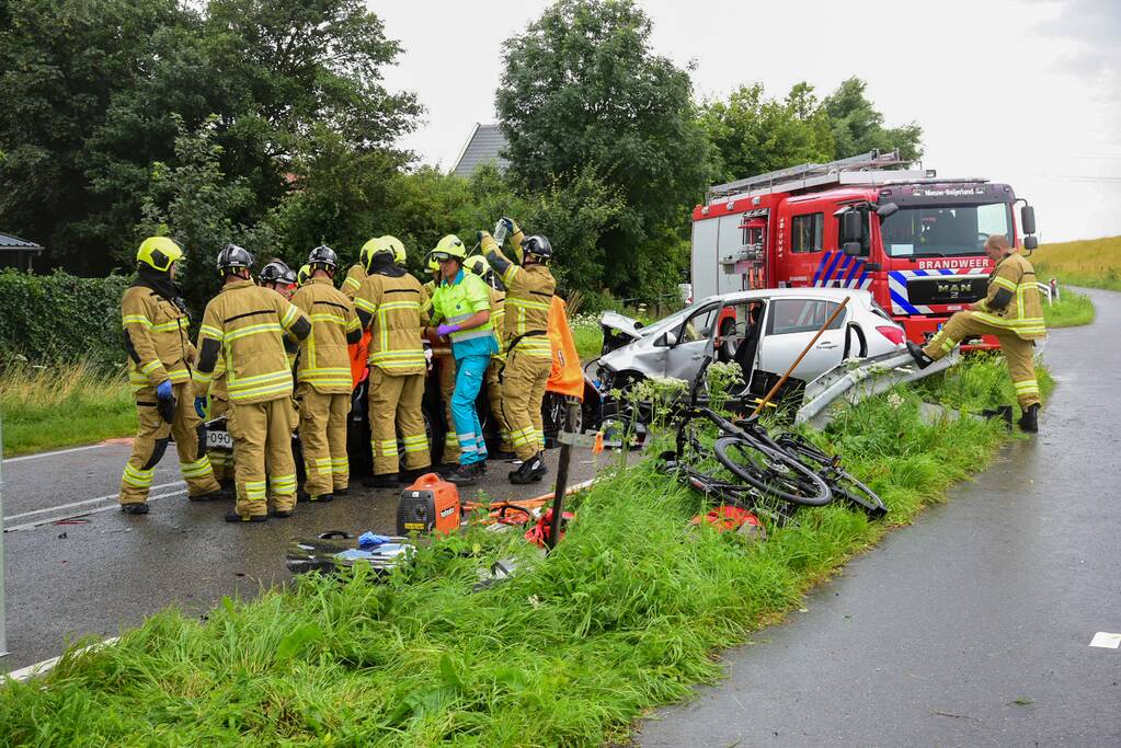 Meerdere gewonden bij zwaar verkeersongeval