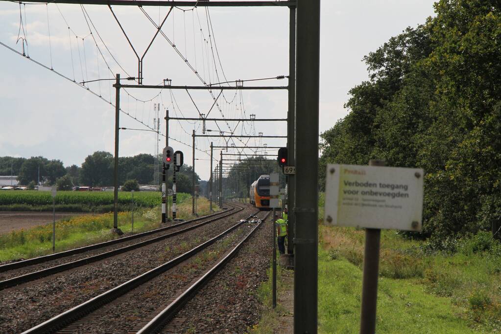 Geen treinverkeer door dodelijke aanrijding