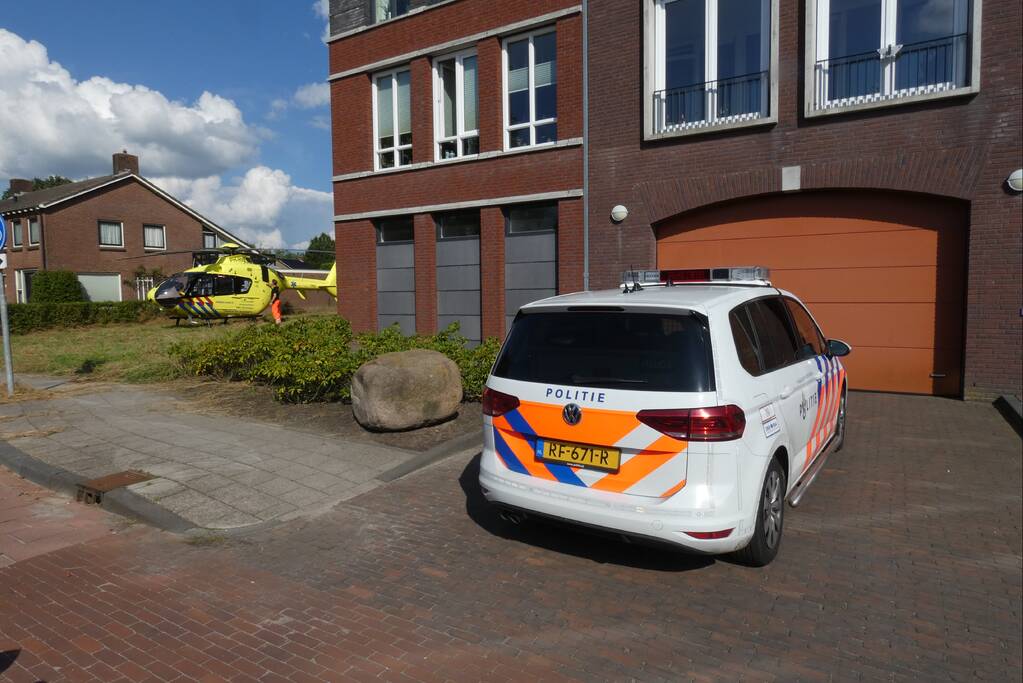 Veel bekijks bij inzet traumahelikopter