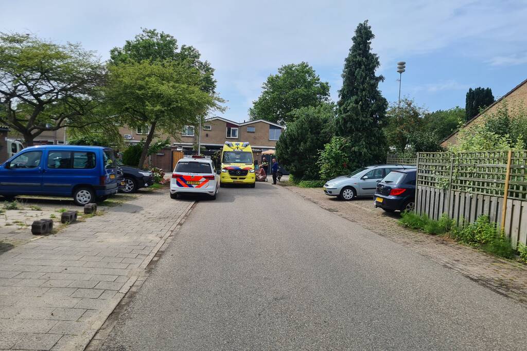 Fietser gewond na uitwijkmanoeuvre