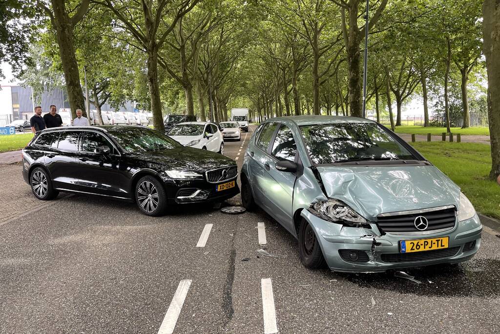 Proefrit eindigt in aanrijding