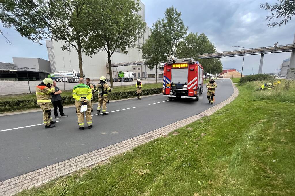 Gas vrijgekomen tijdens wassen van graan op schip