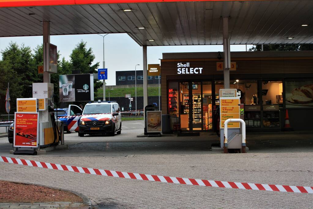 Gewapende overval op tankstation