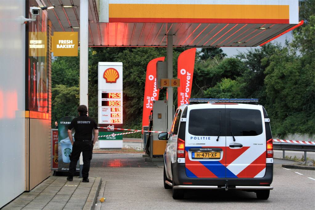 Gewapende overval op tankstation