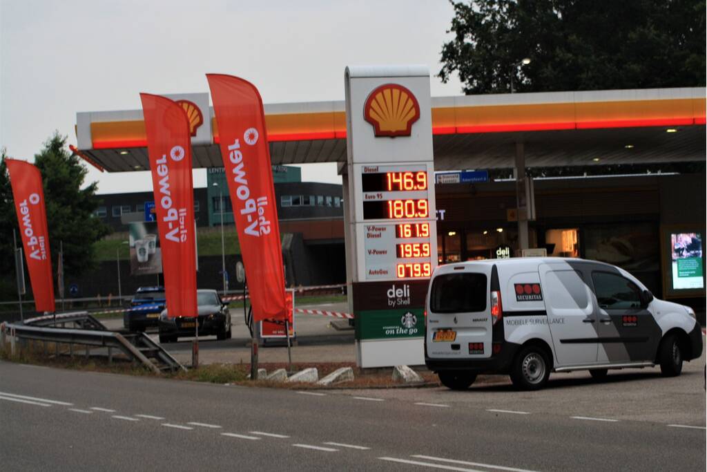 Gewapende overval op tankstation