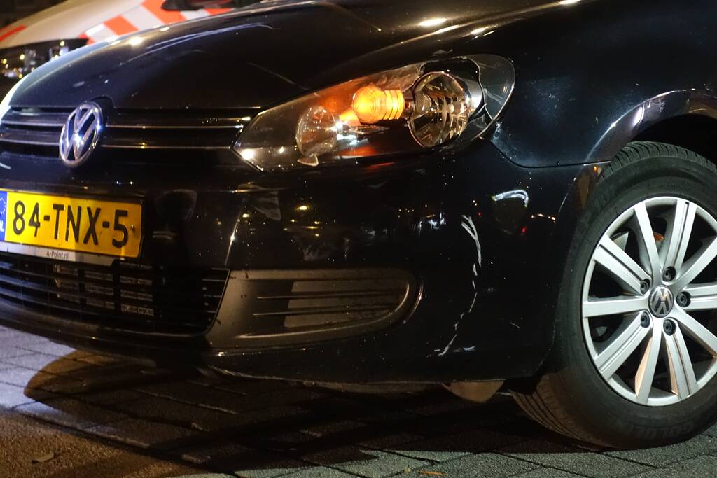 Spookfietser gewond bij aanrijding